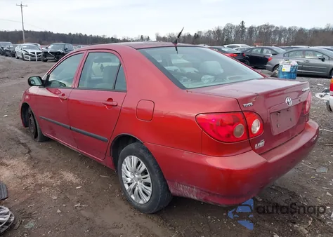 2007 Toyota Corolla Ce from USA, damaged, VIN 2T1BR32E27C846591